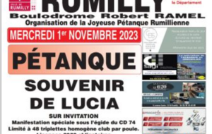 Une belle victoire au Chalenge De Lucia à Rumilly (publié le 02/11/2023)