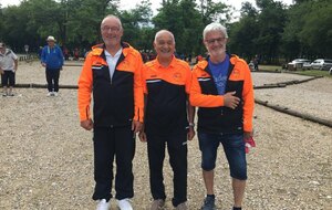 Jean-luc, Jacques et Alain vainqueur du marathon de St Romans 2021