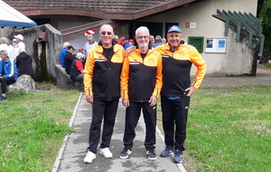Marathon St Romans, Jl Ippolito, Alain Bernier et Nicola Papaléo (Bron)  terminent à la seconde place.