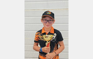 Logan champion de l'Isère Tête à Tête minime.