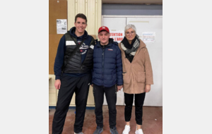 Corinne, Michaël et Valentin à Vinay