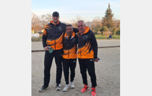 Triplette Promotion. Flo, Nabil et J. Paul seiziéme de finale