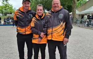 Quart de finaliste triplette mixte