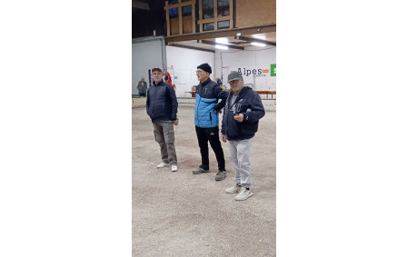 Roger, stéphane et Bruno au vétéran Grenoble