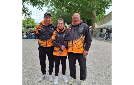 Quart de finaliste triplette mixte